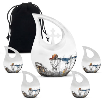 Large Urn With 4 Keepsake