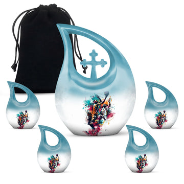 Large Urn With 4 Keepsake
