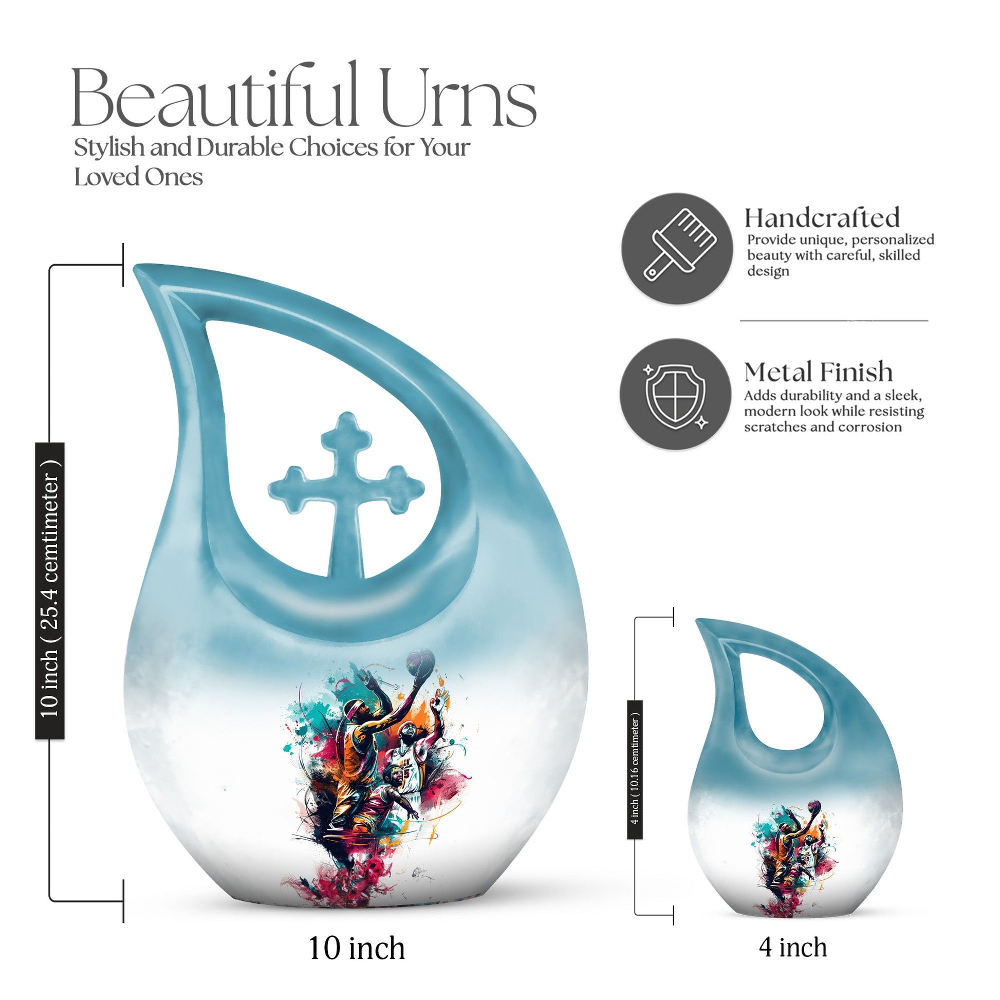 Basketball Urns For Ashes - Cremation Urns For Adult Ashes Small