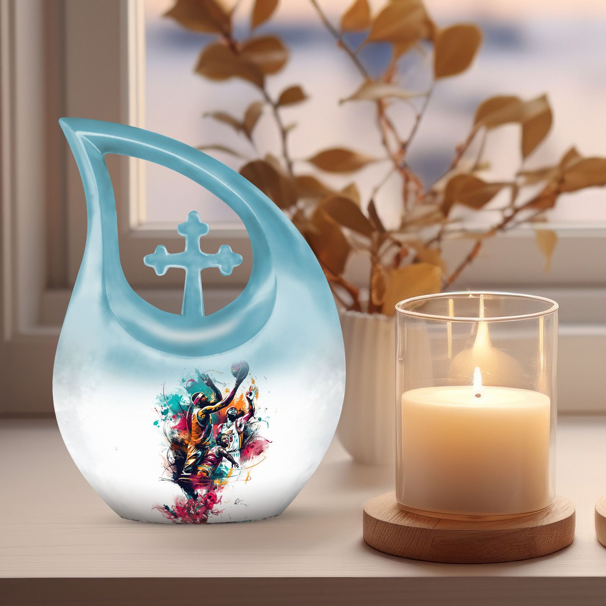Basketball Urns For Ashes - Cremation Urns For Adult Ashes Small
