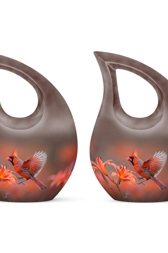 Cardinal Bird Urns For Ashes - Cremation Urns Adult Women