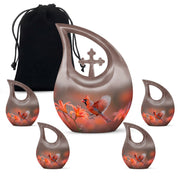 Cardinal Bird Urns For Ashes - Cremation Urns Adult Women