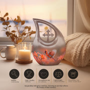 Cardinal Bird Urns For Ashes - Cremation Urns Adult Women
