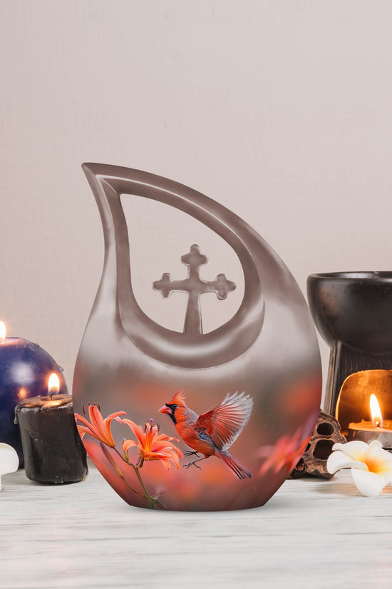 Cardinal Bird Urns For Ashes - Cremation Urns Adult Women