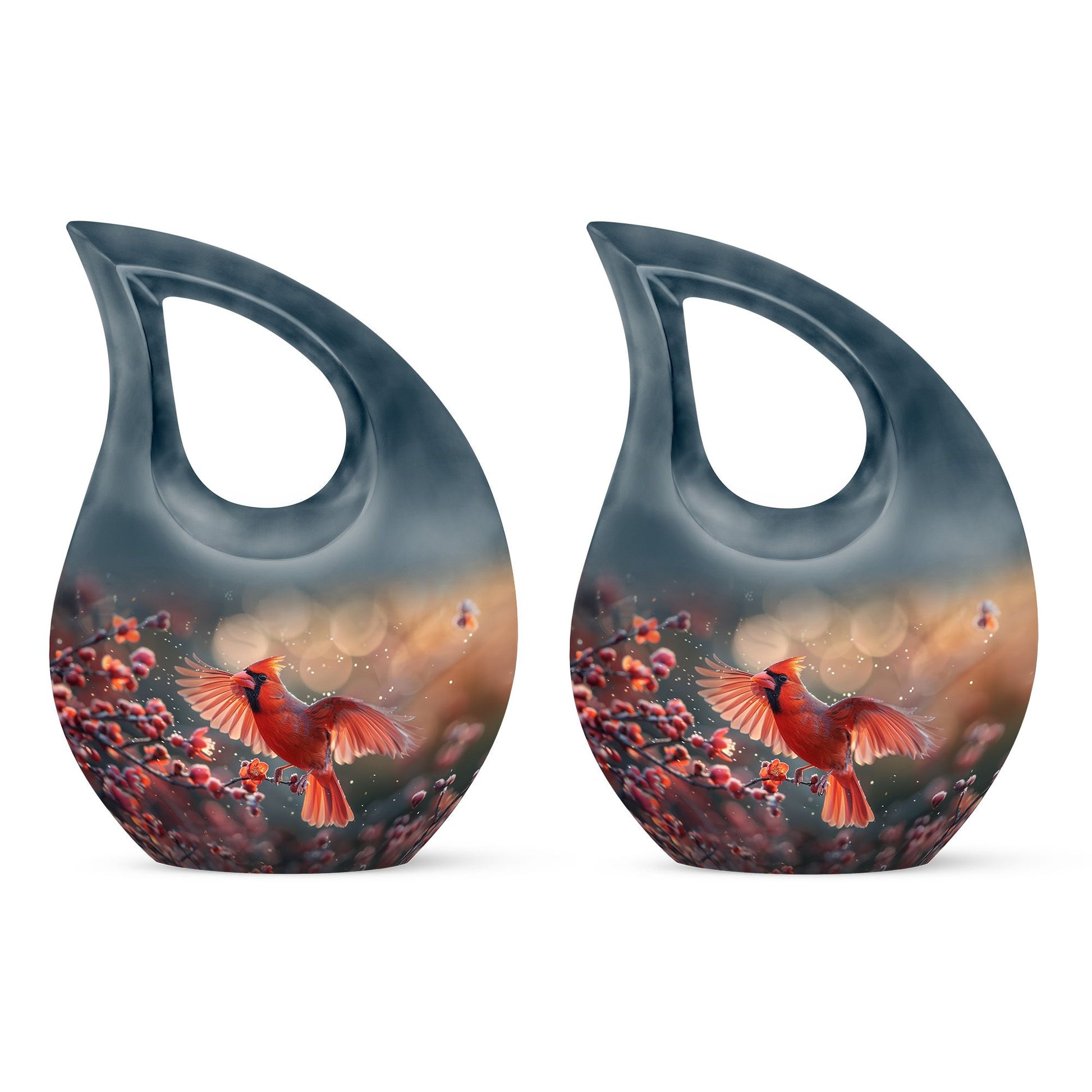 Cardinal Bird Urns For Ashes - Cremation Keepsakes Ashes