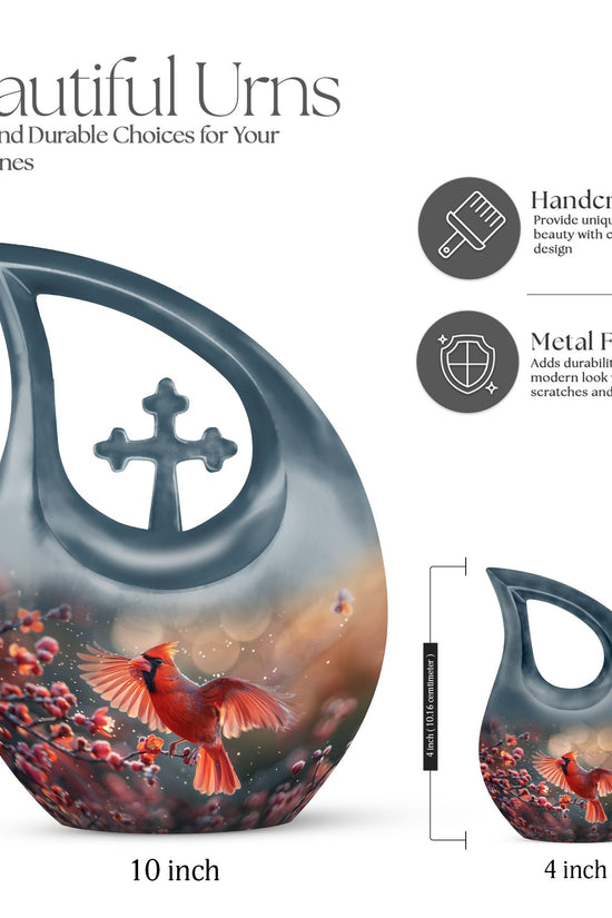 Cardinal Bird Urns For Ashes - Cremation Keepsakes Ashes