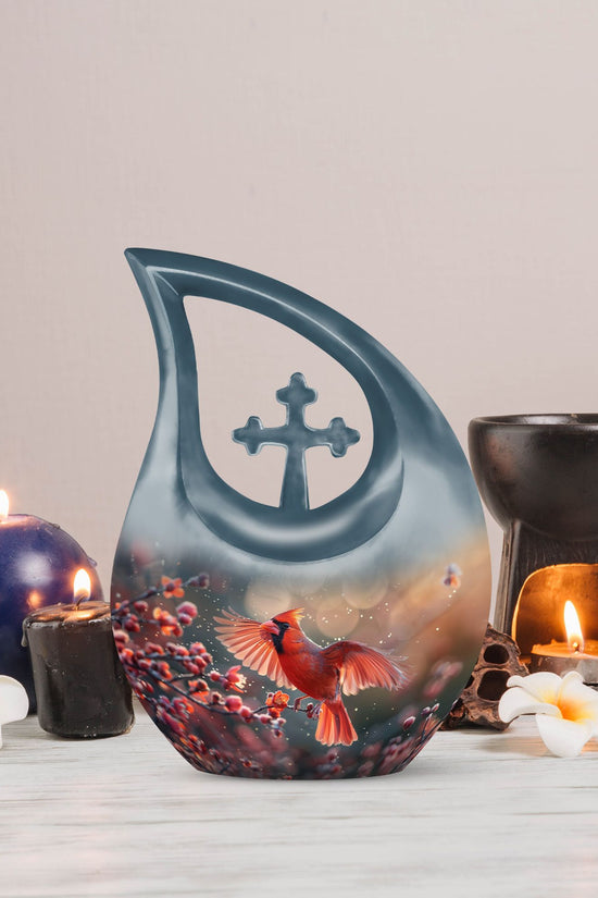 Cardinal Bird Urns For Ashes - Cremation Keepsakes Ashes
