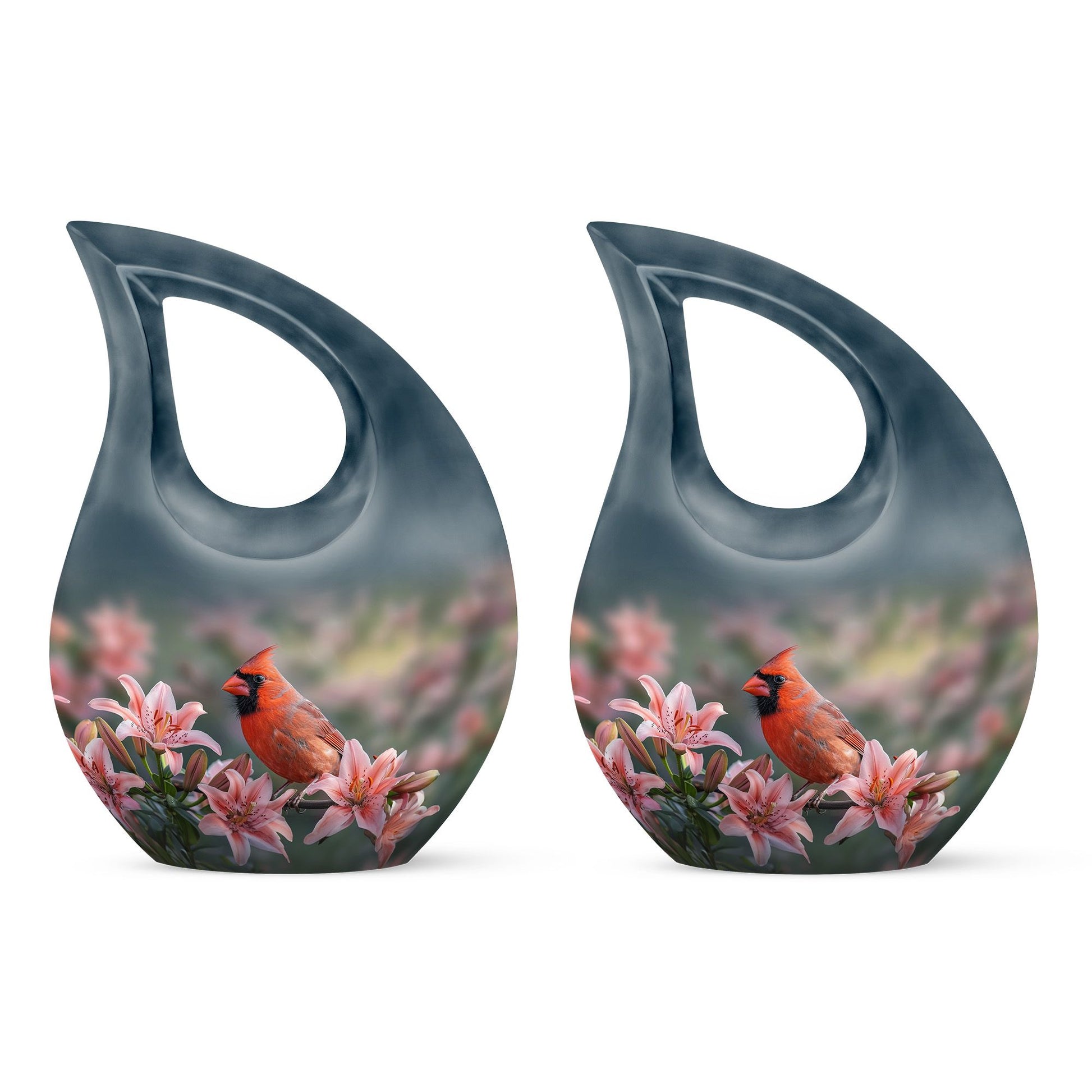 Cardinal Bird Urns For Ashes - Human Cremation Urns Adult