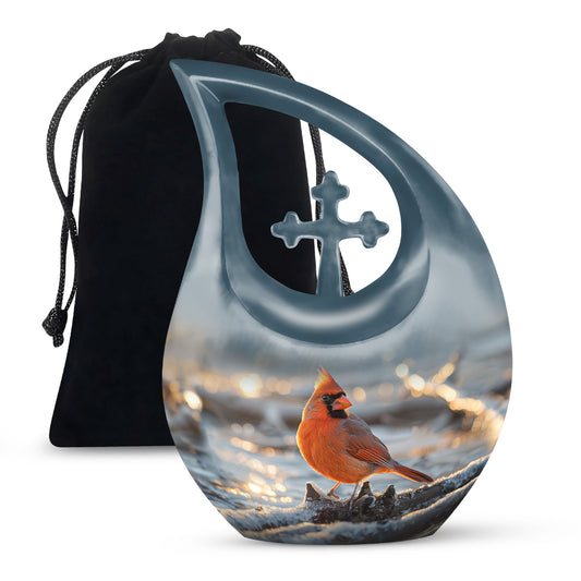 Cardinal Bird Urns For Ashes - Cremation Urns Adults