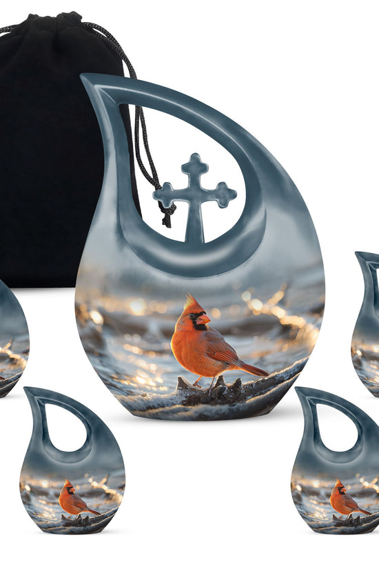 Cardinal Bird Urns For Ashes - Cremation Urns Adults