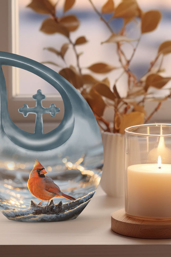 Cardinal Bird Urns For Ashes - Cremation Urns Adults