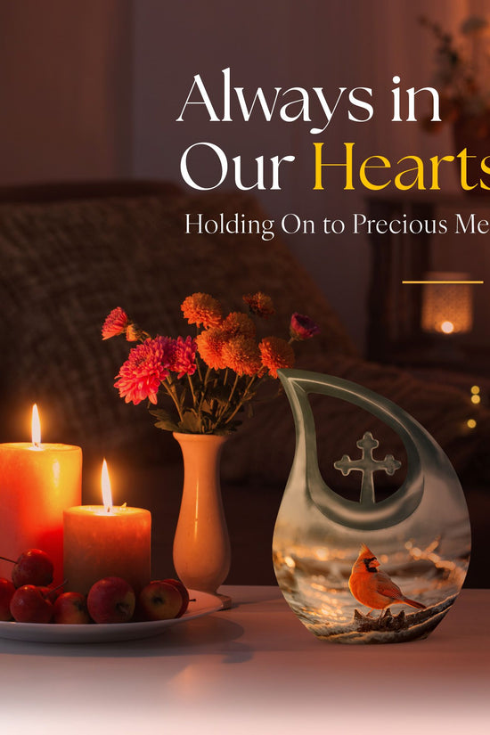 Cardinal Bird Urns For Ashes - Cremation Urns Adults