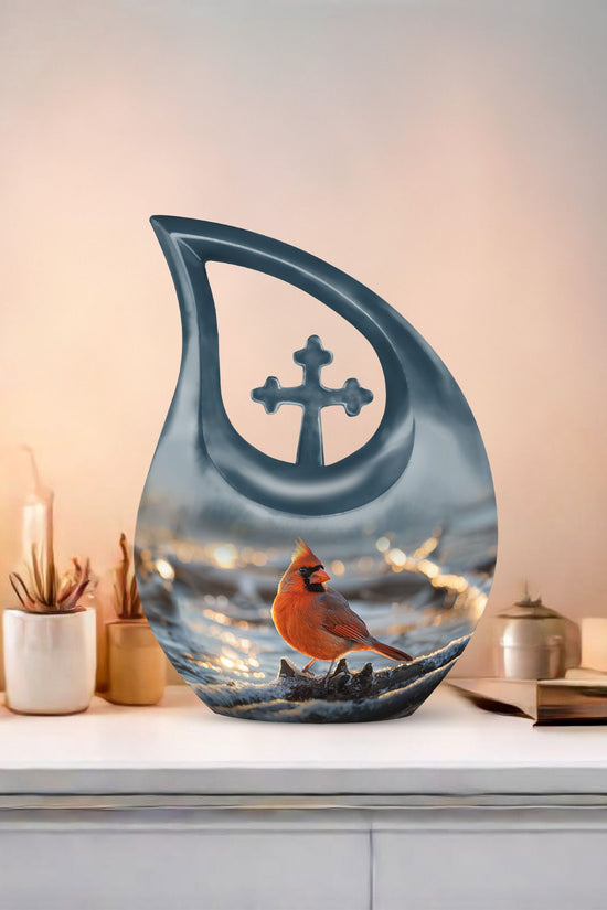 Cardinal Bird Urns For Ashes - Cremation Urns Adults