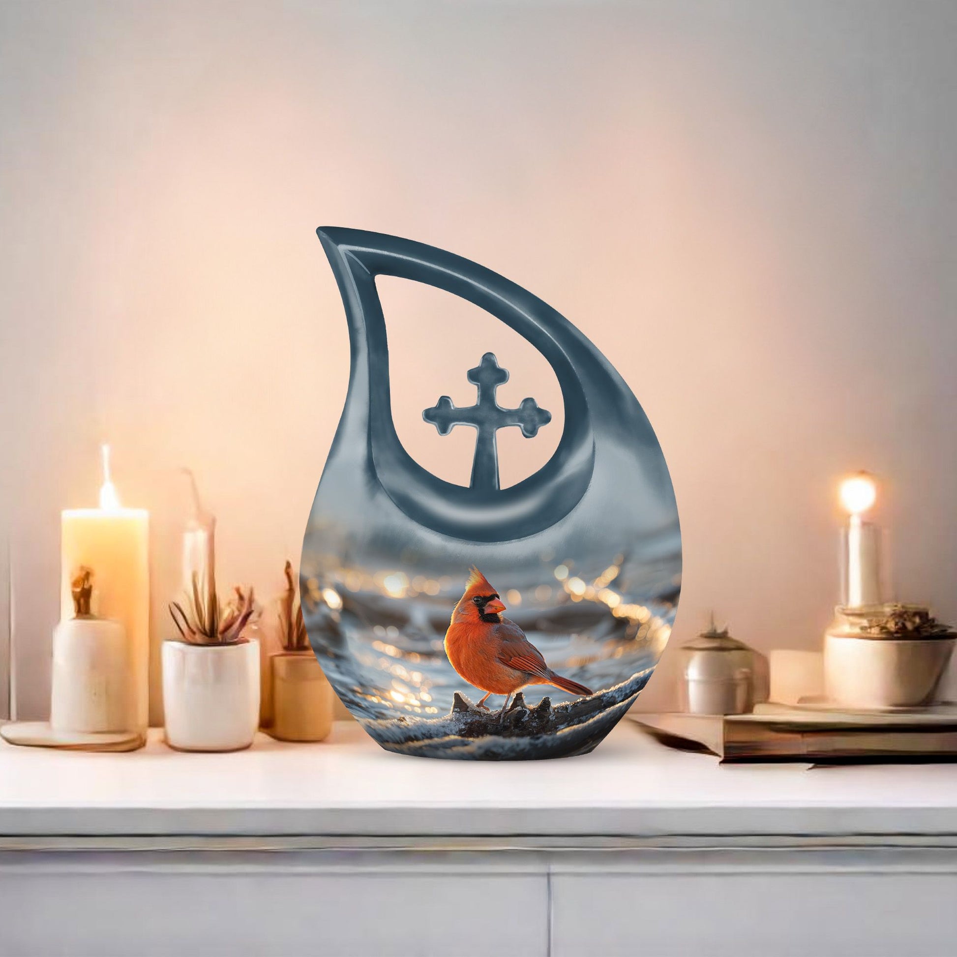 Cardinal Bird Urns For Ashes - Cremation Urns Adults