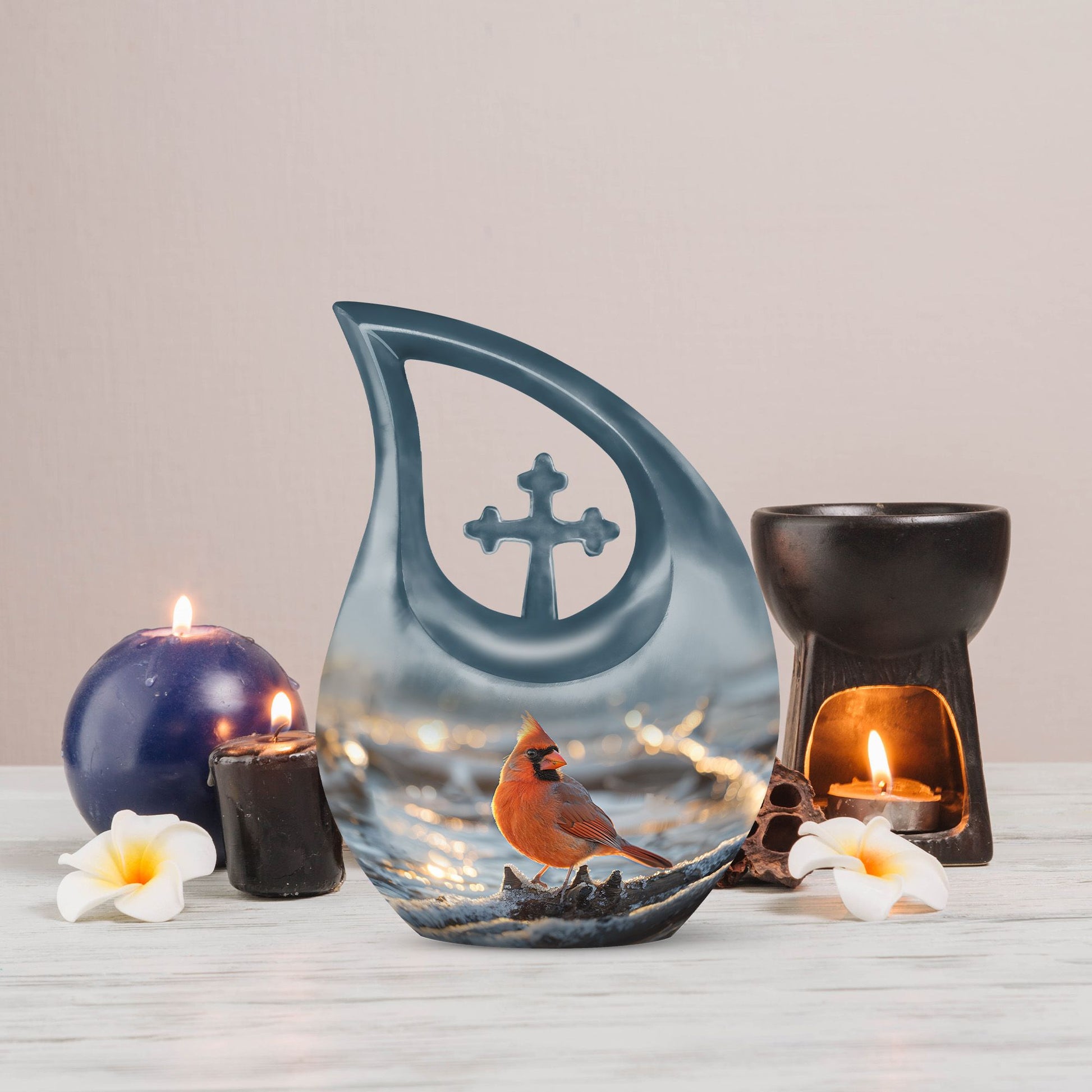 Cardinal Bird Urns For Ashes - Cremation Urns Adults