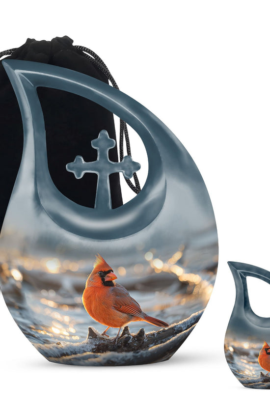 Cardinal Bird Urns For Ashes - Cremation Urns Adults