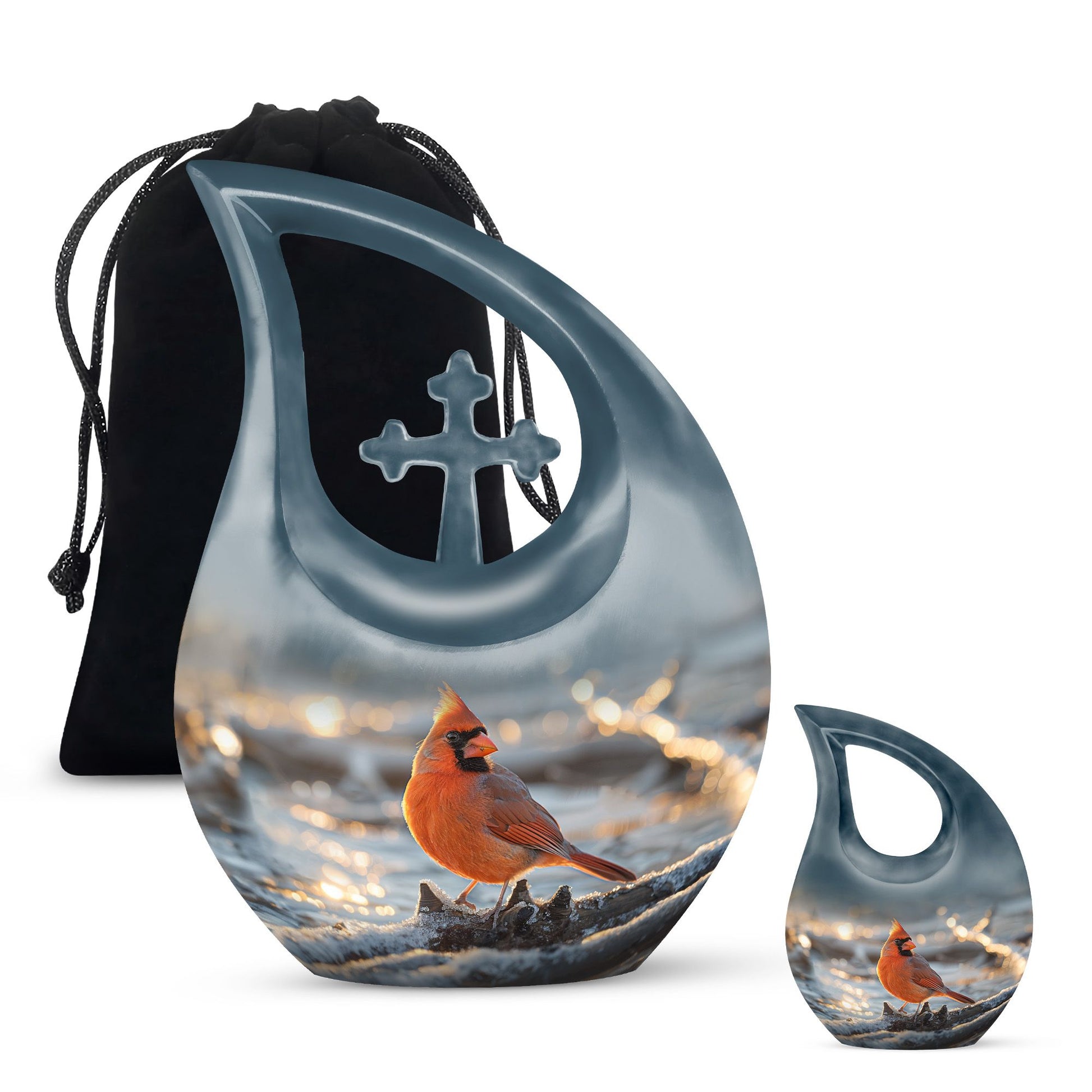 Cardinal Bird Urns For Ashes - Cremation Urns Adults