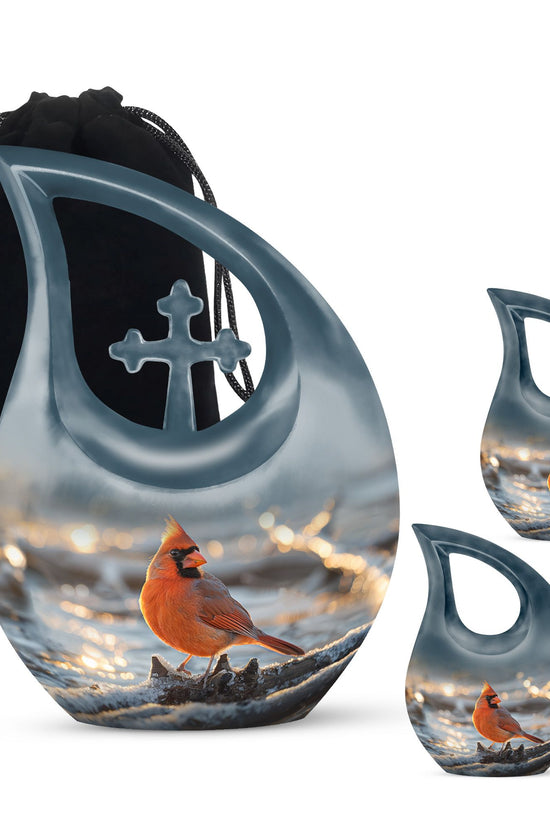 Cardinal Bird Urns For Ashes - Cremation Urns Adults