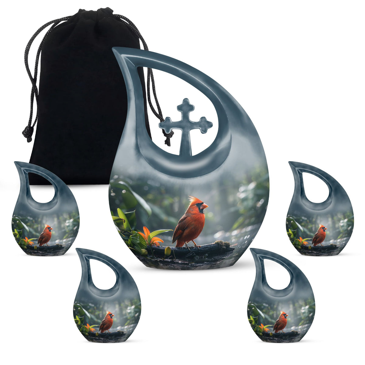 Cardinal Bird Urns For Ashes - Cremation Urns Ashes