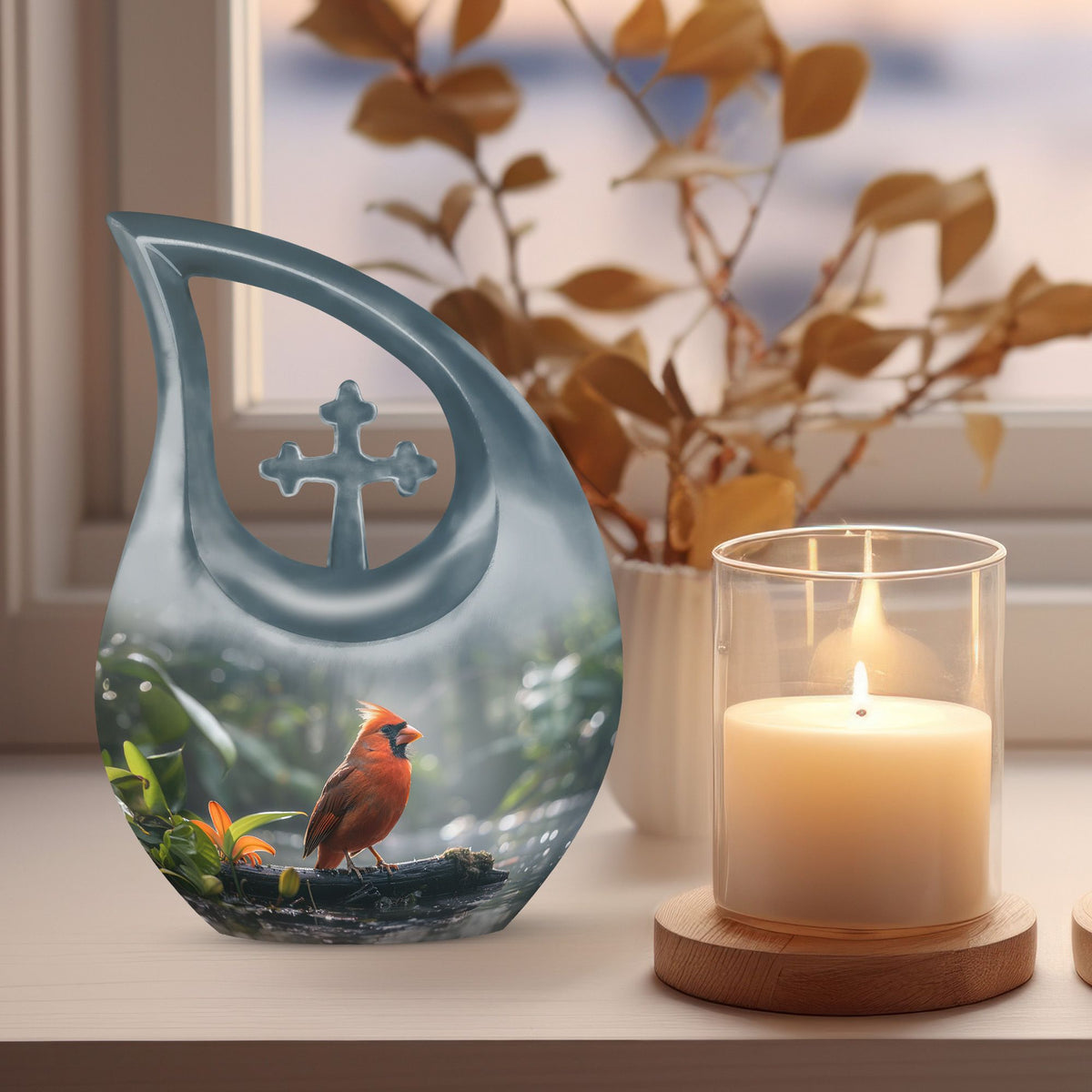 Cardinal Bird Urns For Ashes - Cremation Urns Ashes