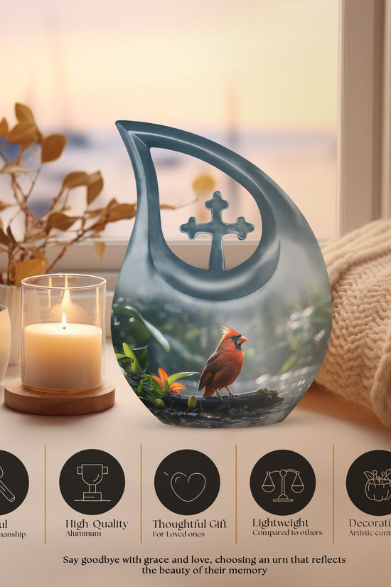 Cardinal Bird Urns For Ashes - Cremation Urns Ashes