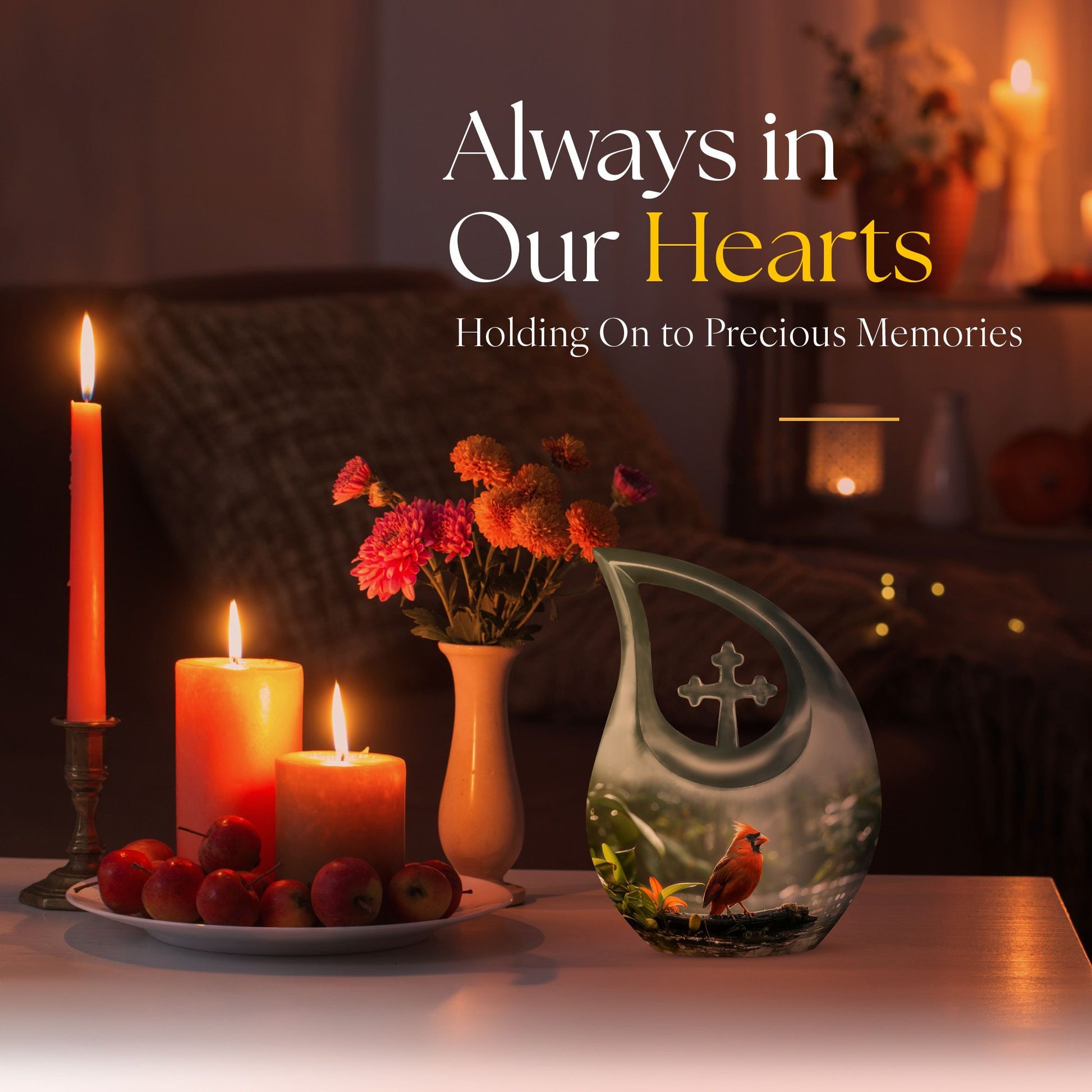 Cardinal Bird Urns For Ashes - Cremation Urns Ashes