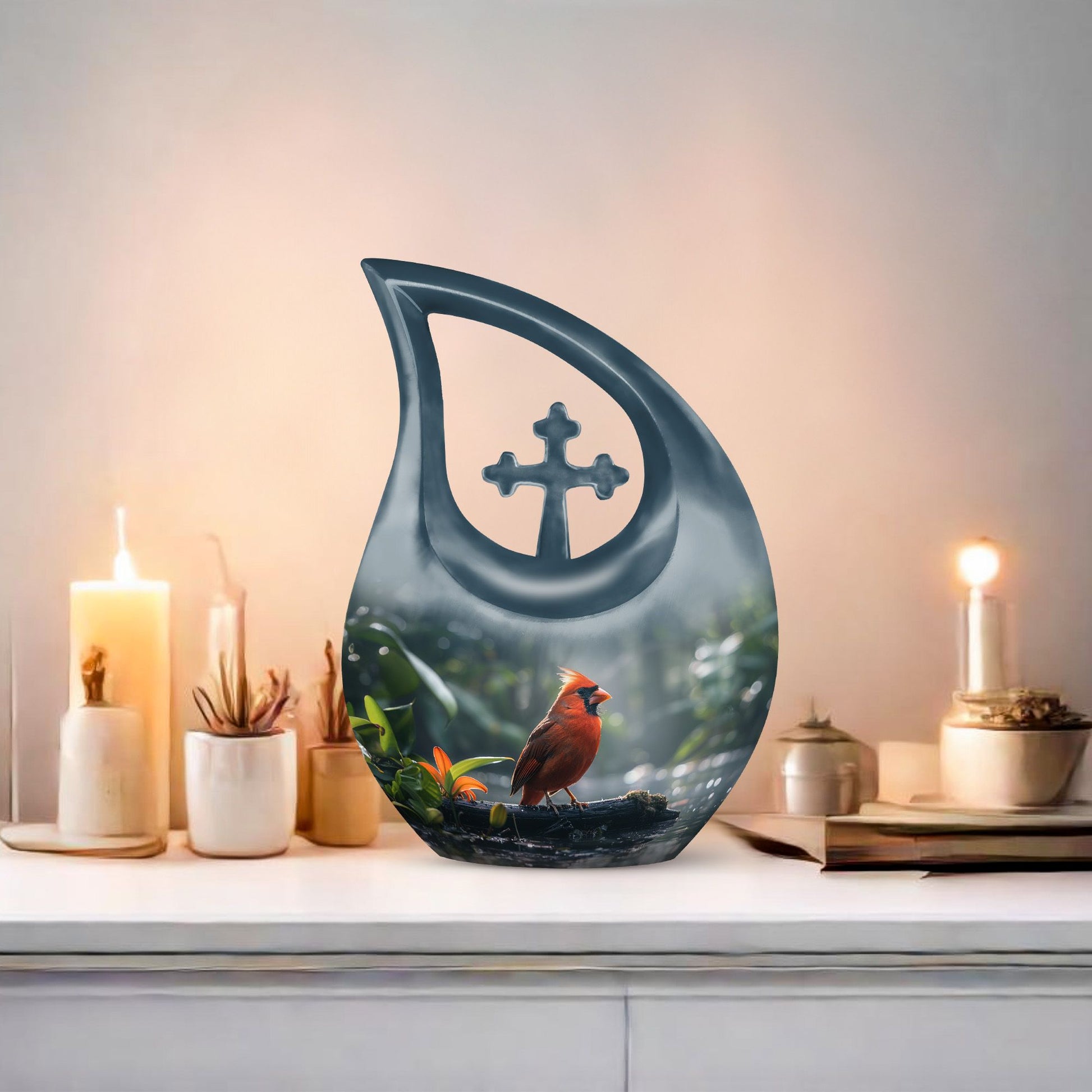 Cardinal Bird Urns For Ashes - Cremation Urns Ashes