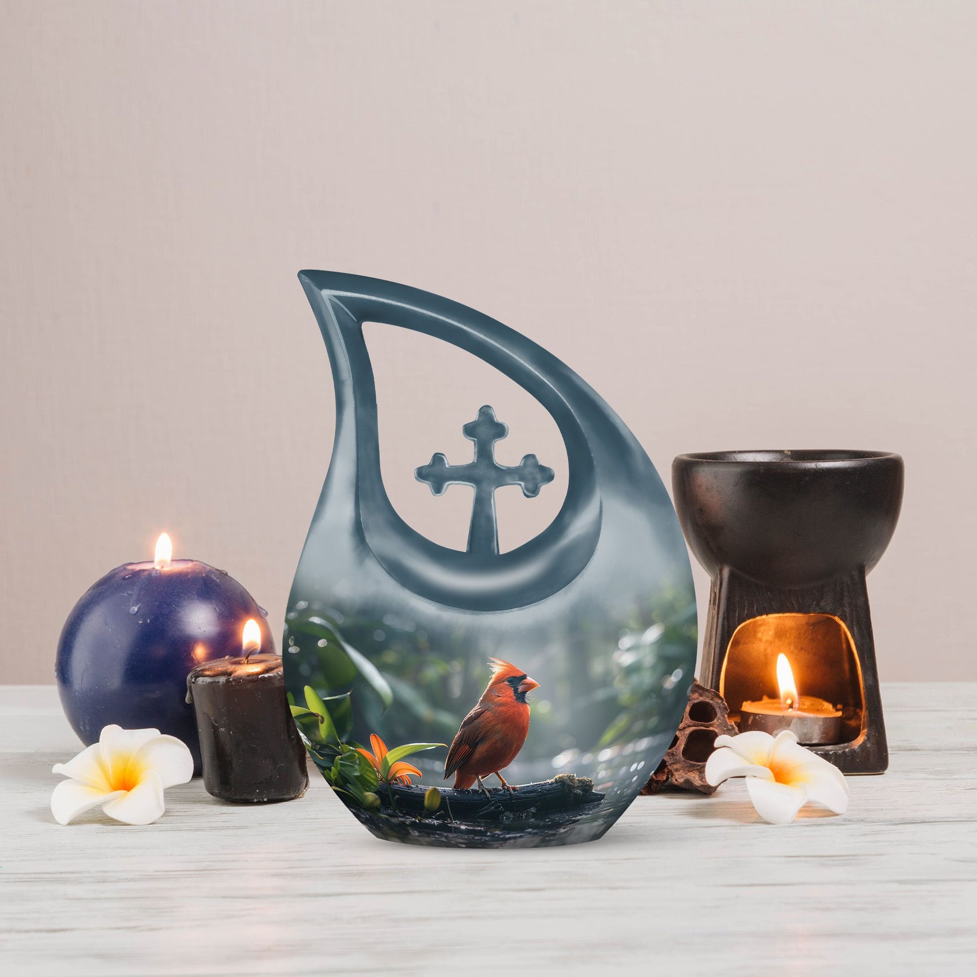 Cardinal Bird Urns For Ashes - Cremation Urns Ashes