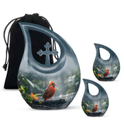 Cardinal Bird Urns For Ashes - Cremation Urns Ashes