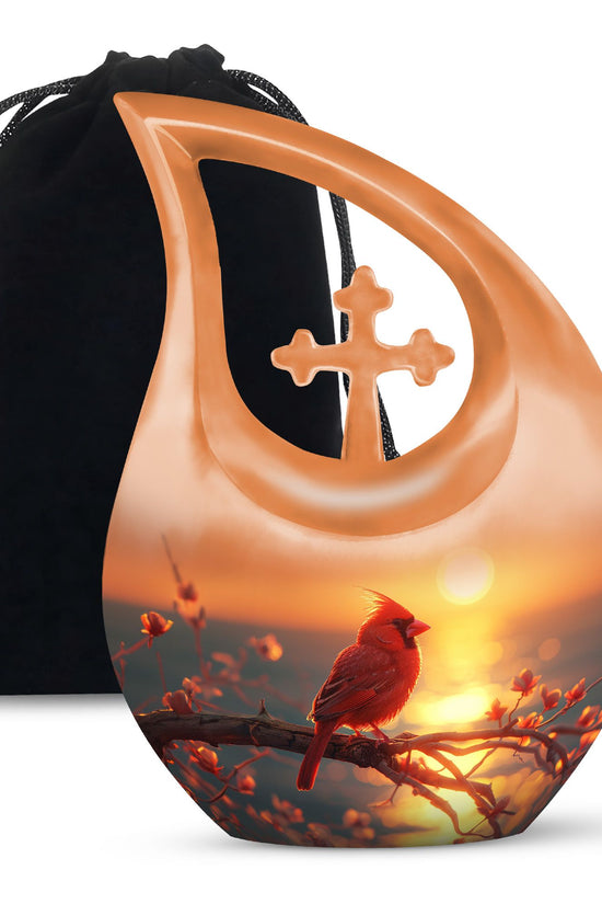Cardinal Bird Urns For Ashes - Urn For Cremations