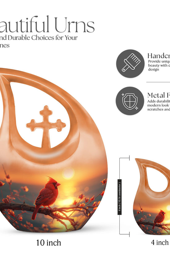 Cardinal Bird Urns For Ashes - Urn For Cremations