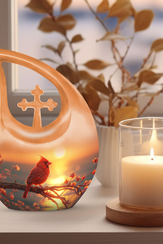 Cardinal Bird Urns For Ashes - Urn For Cremations