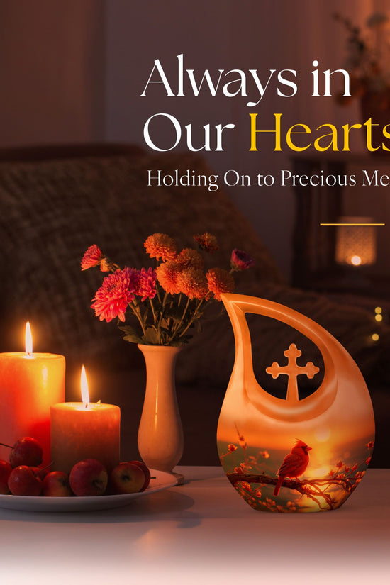Cardinal Bird Urns For Ashes - Urn For Cremations