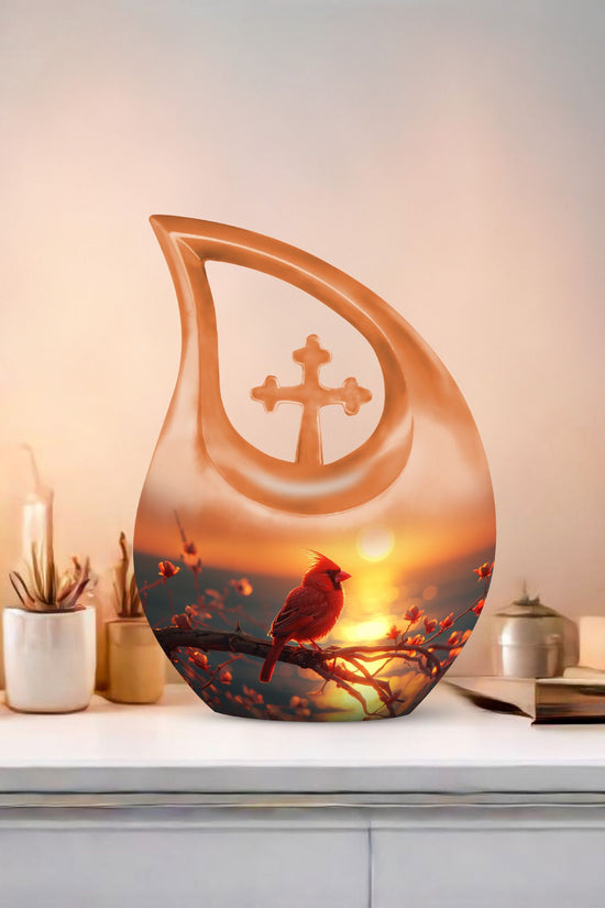 Cardinal Bird Urns For Ashes - Urn For Cremations