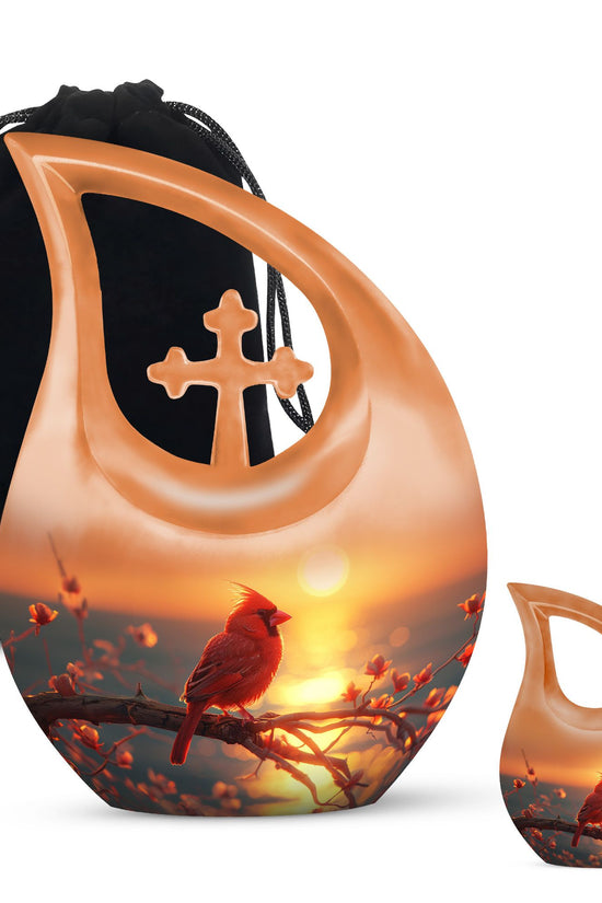 Cardinal Bird Urns For Ashes - Urn For Cremations