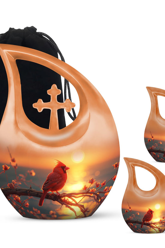 Cardinal Bird Urns For Ashes - Urn For Cremations