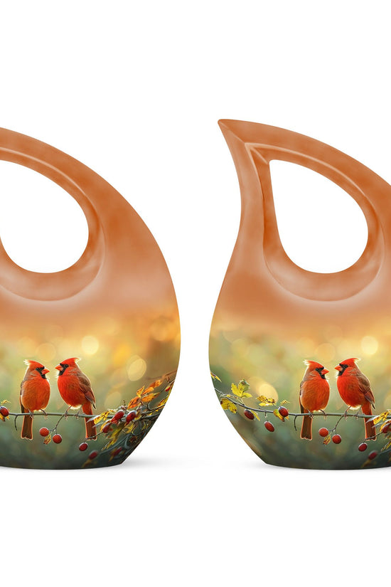 Cardinal Bird Urns For Ashes - Cremation Urns Small
