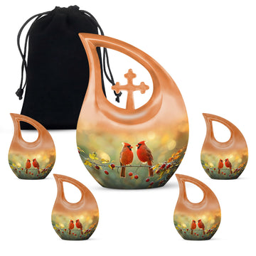 Large Urn With 4 Keepsake