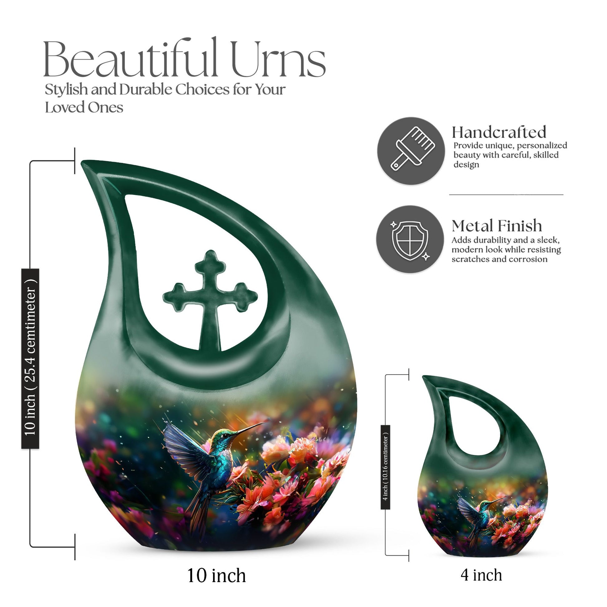 Humming Birds Urns For Ashes - Small Urns For Human Ashes Keepsake Dad