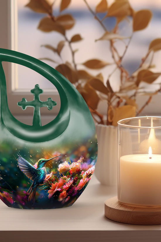 Humming Birds Urns For Ashes - Small Urns For Human Ashes Keepsake Dad