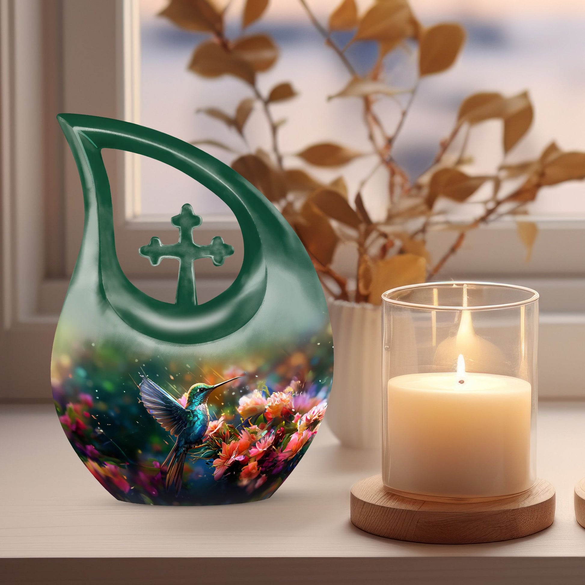 Humming Birds Urns For Ashes - Small Urns For Human Ashes Keepsake Dad