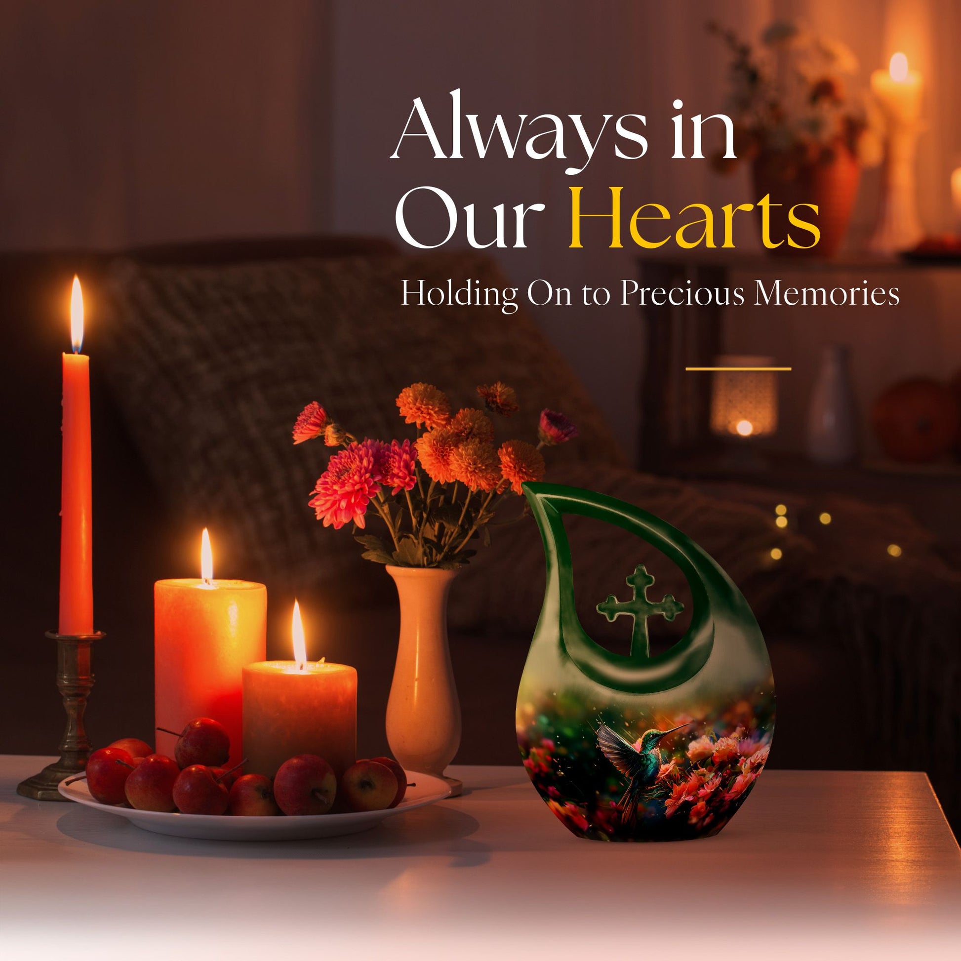 Humming Birds Urns For Ashes - Small Urns For Human Ashes Keepsake Dad