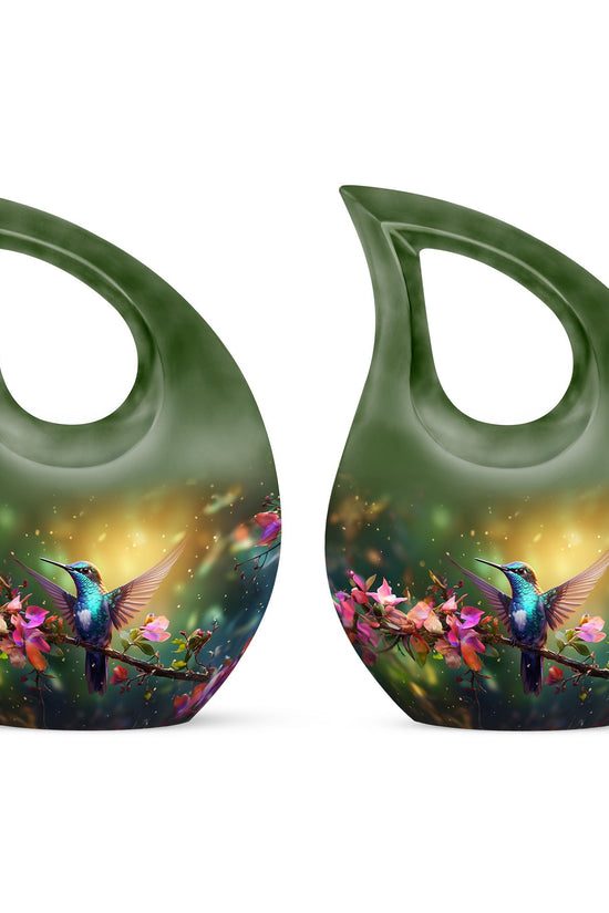 Humming Birds Urns For Ashes - Small Urn For Ashes Keepsake Mom