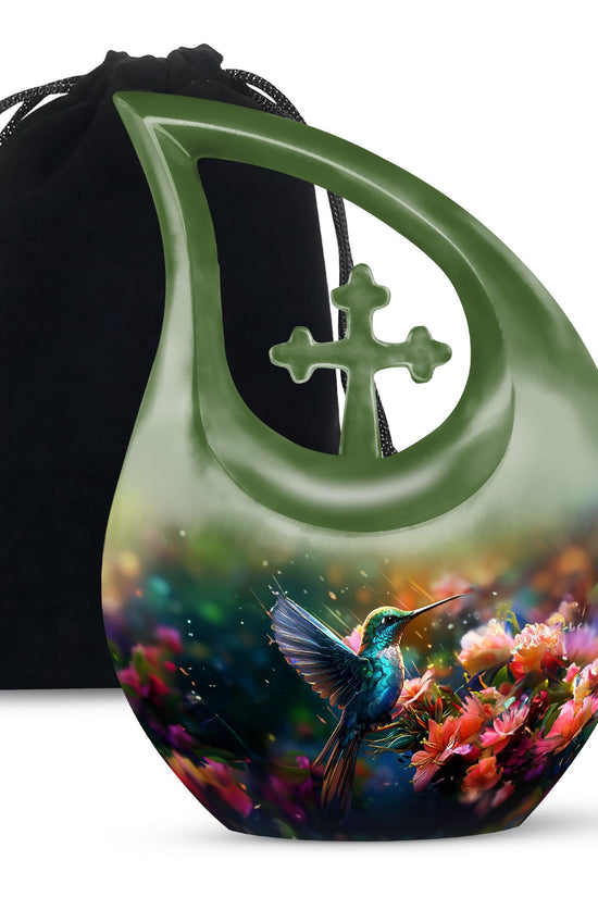 Humming Birds Urns For Ashes - Small Urn For Ashes Keepsake Mom
