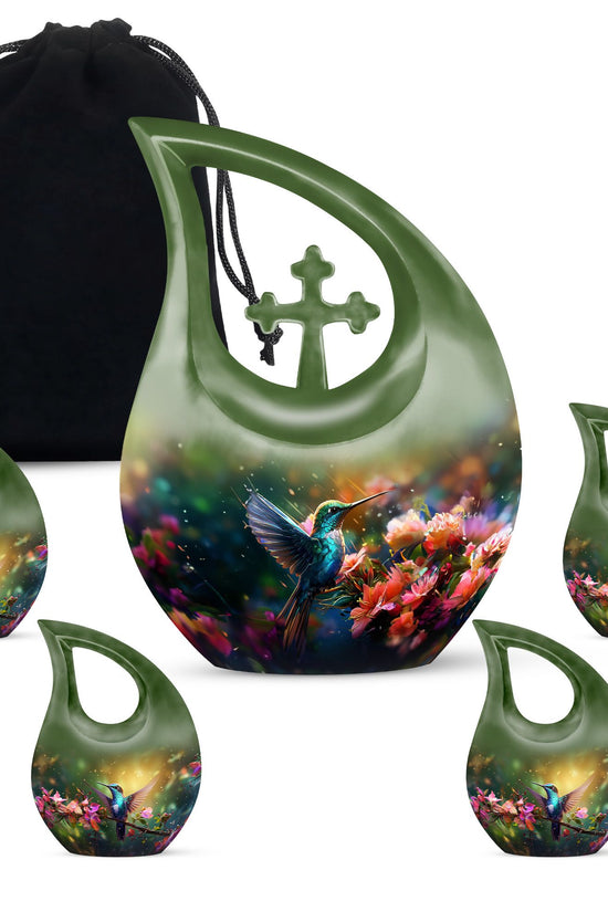 Humming Birds Urns For Ashes - Small Urn For Ashes Keepsake Mom