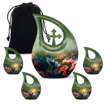 Large Urn With 4 Keepsake