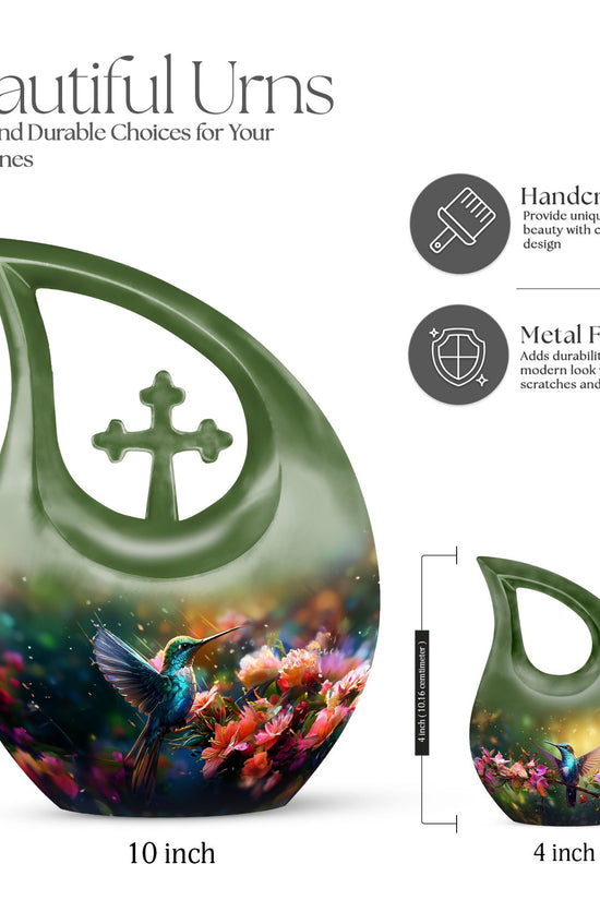 Humming Birds Urns For Ashes - Small Urn For Ashes Keepsake Mom