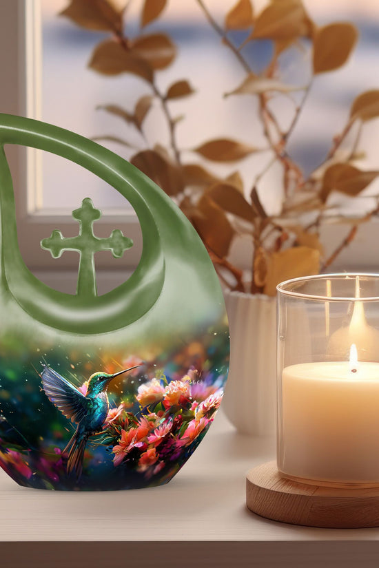 Humming Birds Urns For Ashes - Small Urn For Ashes Keepsake Mom