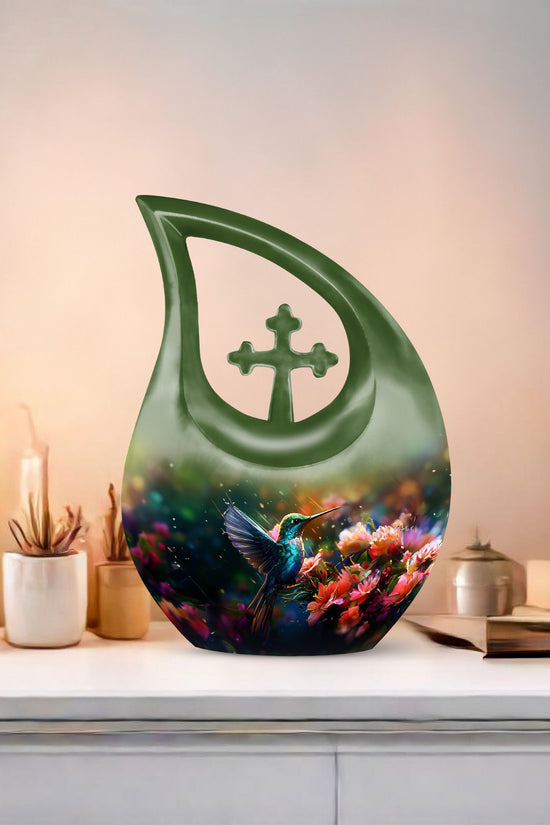 Humming Birds Urns For Ashes - Small Urn For Ashes Keepsake Mom