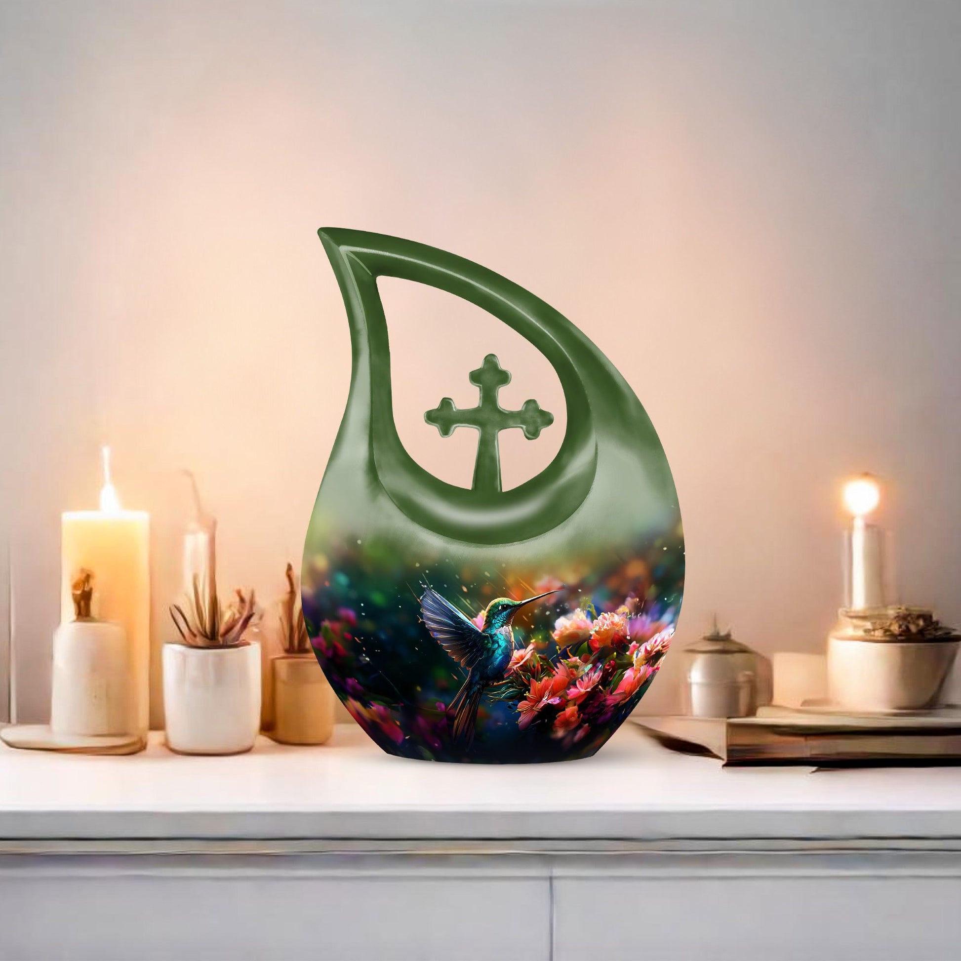 Humming Birds Urns For Ashes - Small Urn For Ashes Keepsake Mom